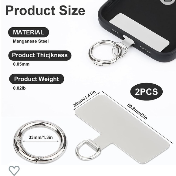 Metal tether tab - Picture 1 of 6